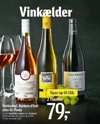 Føtex Stellenhof, barbera d'asti eller dr. pauly tilbud