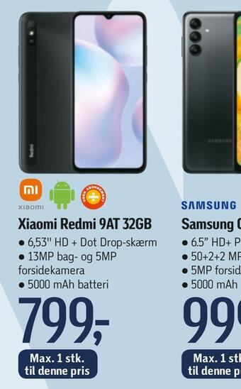 Føtex Xiaomi redmi 9at 32gb tilbud