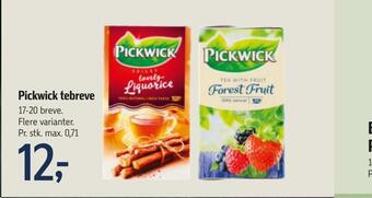 Føtex Pickwick tebreve tilbud