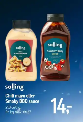 Chili mayo eller smoky bbq sauce