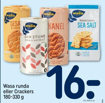 REMA 1000 Wasa runda eller crackers tilbud