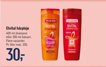 Føtex Elvital hårpleje tilbud
