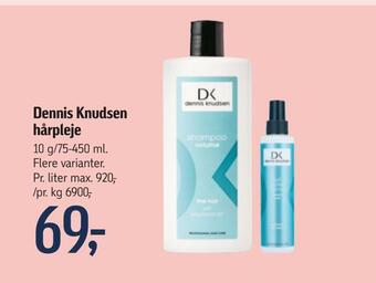 Føtex Dennis knudsen hårpleje tilbud