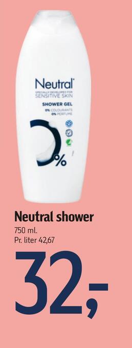 Føtex Neutral shower tilbud