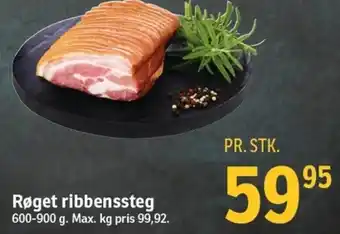 SPAR Røget Ribbenssteg 600-900 tilbud