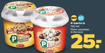 Netto P-tærte is tilbud