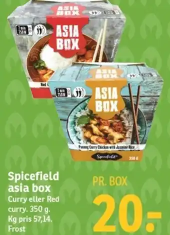SPAR Spicefield Asia Box 350g tilbud