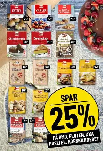 På Amo, Gluten, Axa Müsli El. Kornkammeret