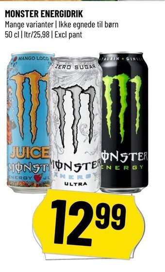 Løvbjerg Monster Energidrik tilbud