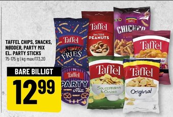 Løvbjerg Taffel Chips, Snacks, Nødder, Party Mix El. Party Sticks tilbud