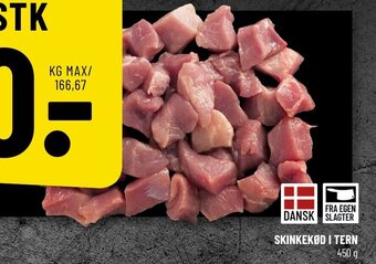 Skinkekød I Tern
