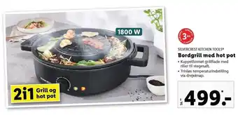 Lidl Silvercrest kitchen tools bordgrill med hot pot tilbud
