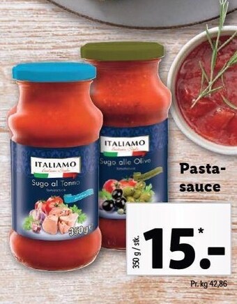 Lidl Pasta sauce tilbud