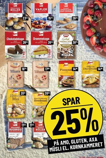 Løvbjerg Spar 25% på amo, gluten, axa müsli el. kornkammeret tilbud