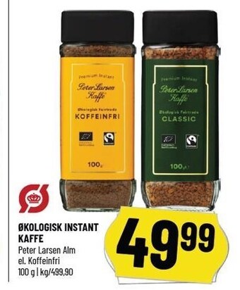 Løvbjerg Peter larsen økologisk instant kaffe tilbud