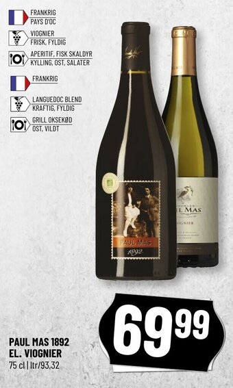 Paul Mas 1892 El. Viognier