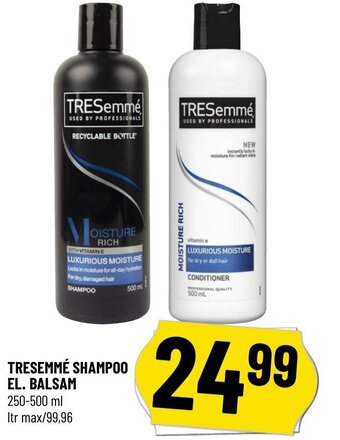 Løvbjerg Tresemmé Shampoo El. Balsam tilbud