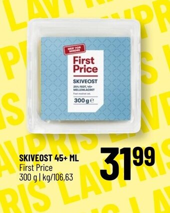 Løvbjerg Skiveost 45+ML tilbud