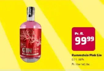 Fleggaard Rammstein Pink Gin tilbud