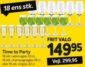 Din Isenkræmmer Time To Party tilbud