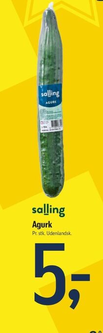 Føtex Salling agurk tilbud