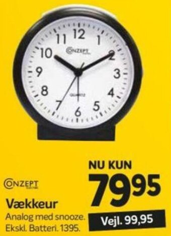 Din Isenkræmmer Vækkeur tilbud