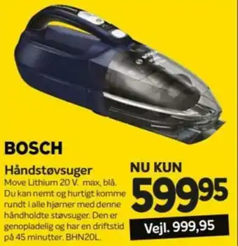 Din Isenkræmmer Bosch Håndstøvsuger BHN20L tilbud