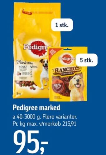 Føtex Pedigree hundefoder tilbud