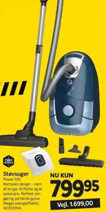 Din Isenkræmmer Støvsuger V0121NA tilbud