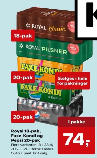 Kvickly Classic øl tilbud
