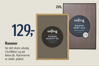 Føtex Salling billedramme tilbud