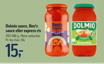 Dolmio sauce flydende
