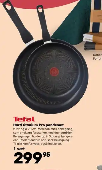 Kvickly Tefal stegepandesæt tilbud