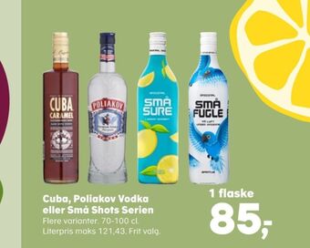 Kvickly Caramel vodka tilbud