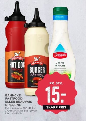 MENY Bähncke ketchup tilbud