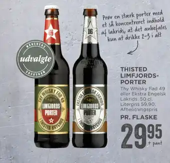 MENY Limfjords porter engelsk lakrids specialøl tilbud