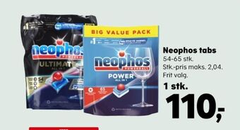 SuperBrugsen Neophos maskinopvask-tabs tilbud