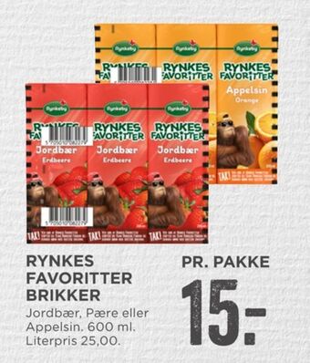 Rynkes favoritter drikkeklar saft