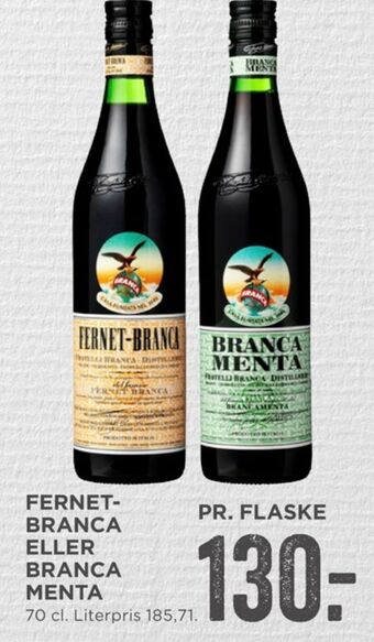 MENY Fernet branca bitter tilbud