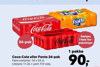 SuperBrugsen Coca cola cola tilbud
