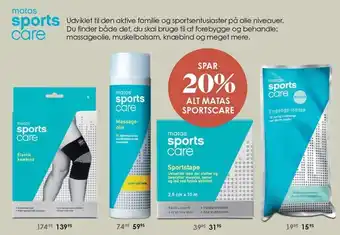 Matas Matas sports care tilbud
