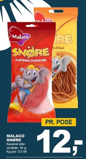 Let-Køb Malaco snøre tilbud