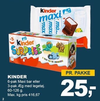 Let-Køb Kinder tilbud
