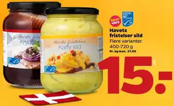 Netto Havets Fristelser Sild 400-720g tilbud