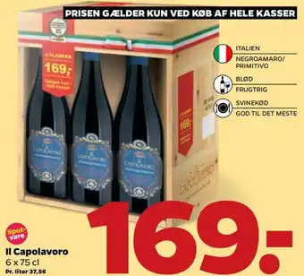 Netto II Capolavoro 75cl tilbud