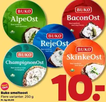 Netto Buko Smelteost 250g tilbud
