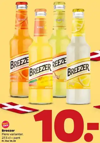 Netto Breezer 27,5 cl tilbud