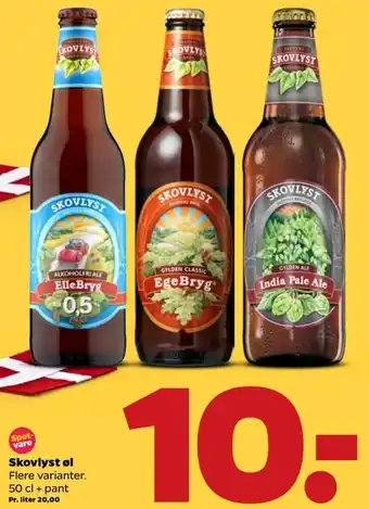 Netto Skovlyst Øl 50 cl tilbud