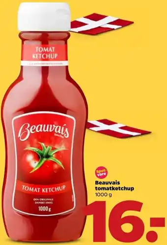 Netto Beauvais Tomatketchup 1000g tilbud