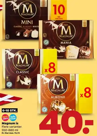 Netto Magnum Is 550-880ml tilbud